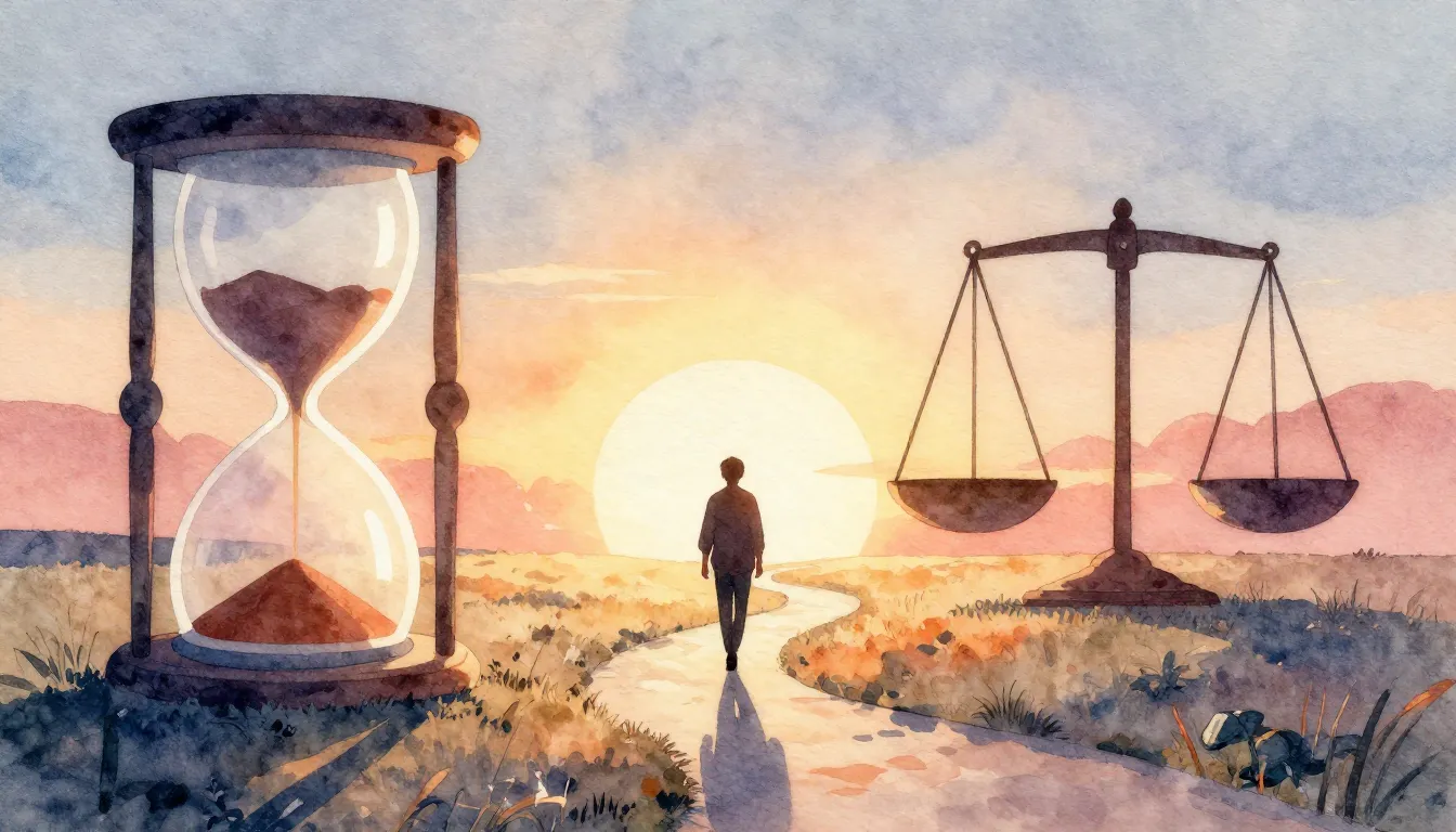 Watercolor style. A stylized silhouette of a person walking ...