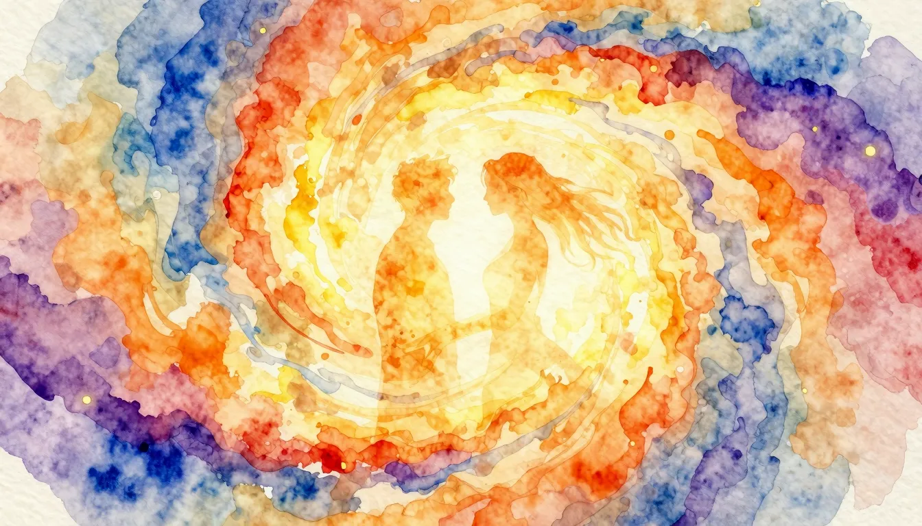 Vibrant watercolor style. Genre: Pop.

"Album cover for a po...