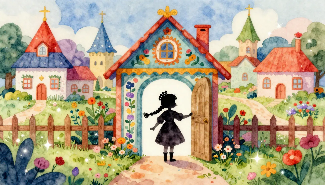 Vibrant watercolor style. A vibrant, whimsical illustration ...