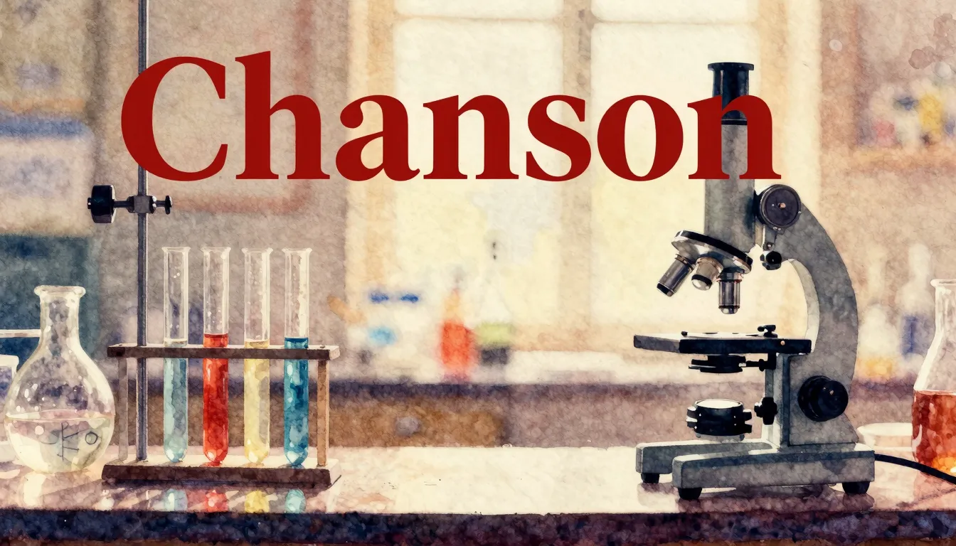 Vibrant watercolor style. Chanson album cover: vintage labor...