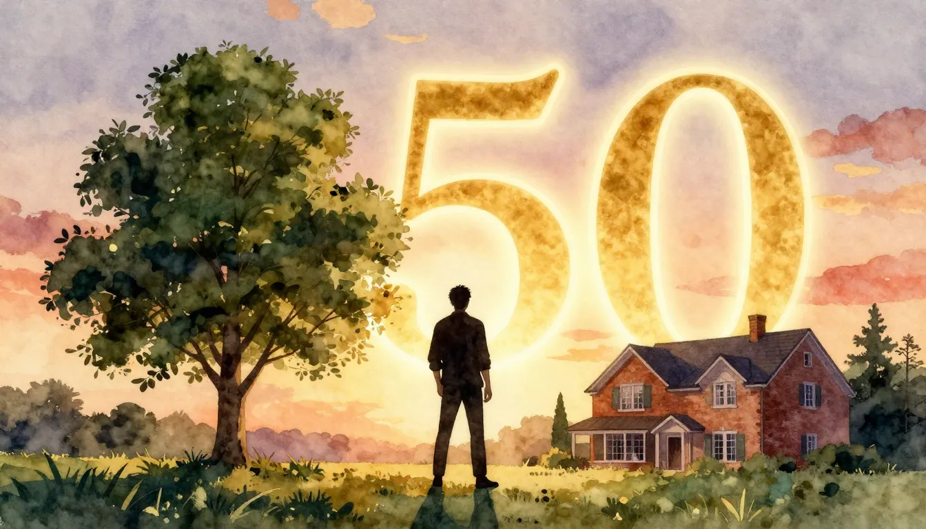 Watercolor style. Silhouette of a man standing proudly next ...