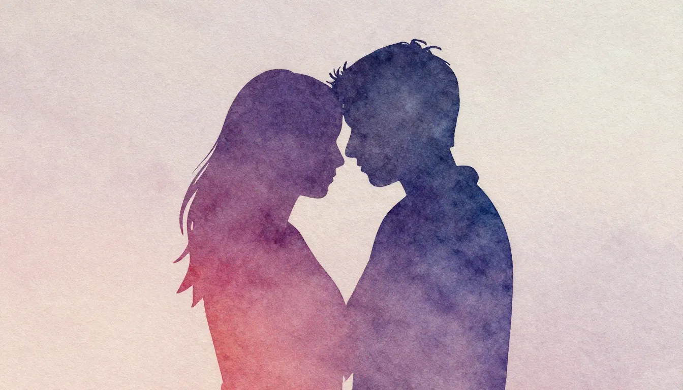 Vibrant watercolor style. Minimalist album cover for a balla...