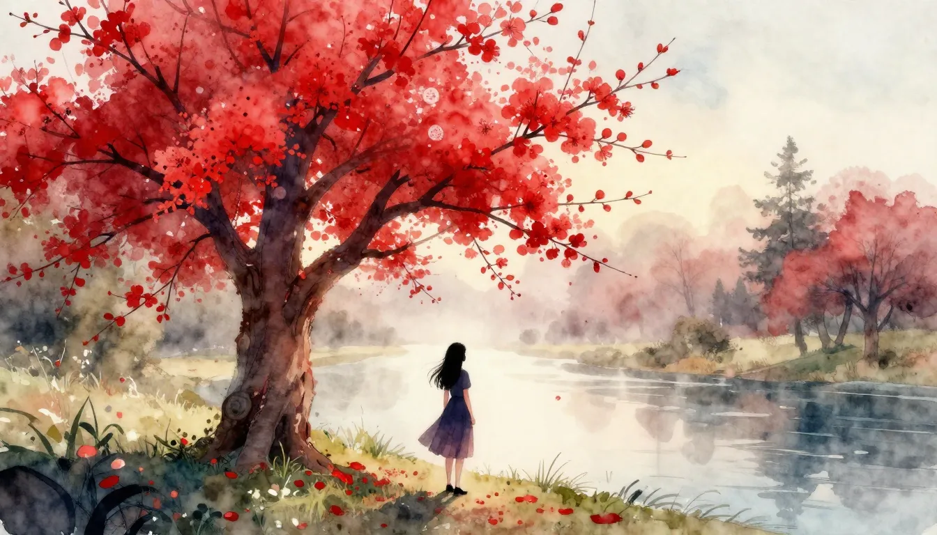 Vibrant watercolor style. Genre: Folk.

Prompt: A vibrant re...