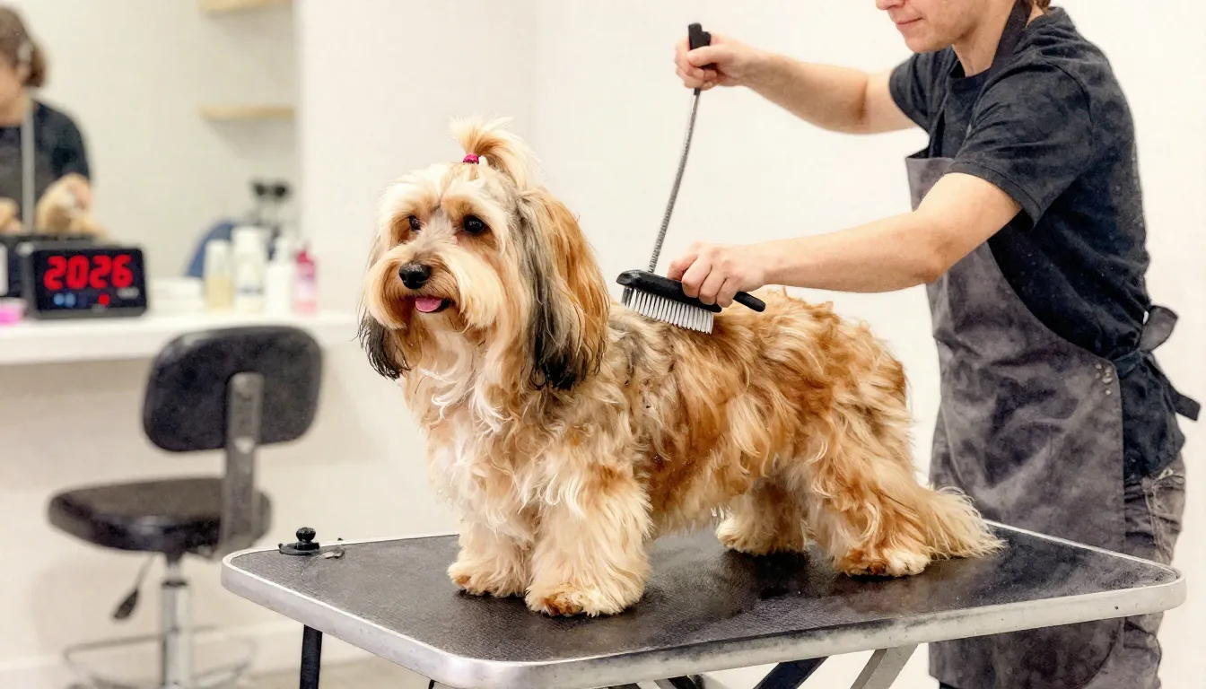 Watercolor style. Silhouette of a person brushing a beautifu...