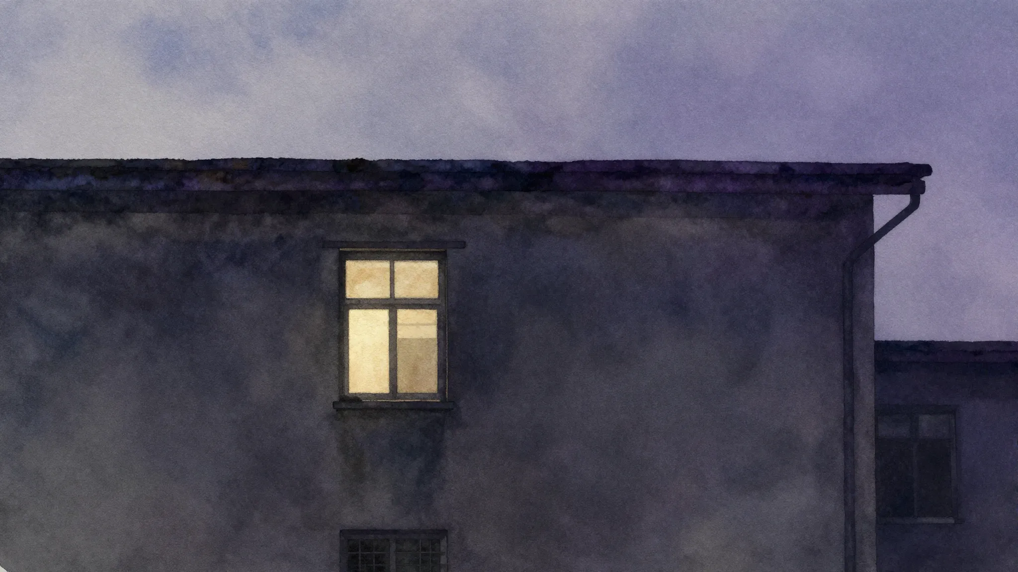 Vibrant watercolor style. A somber, minimalist album cover. ...