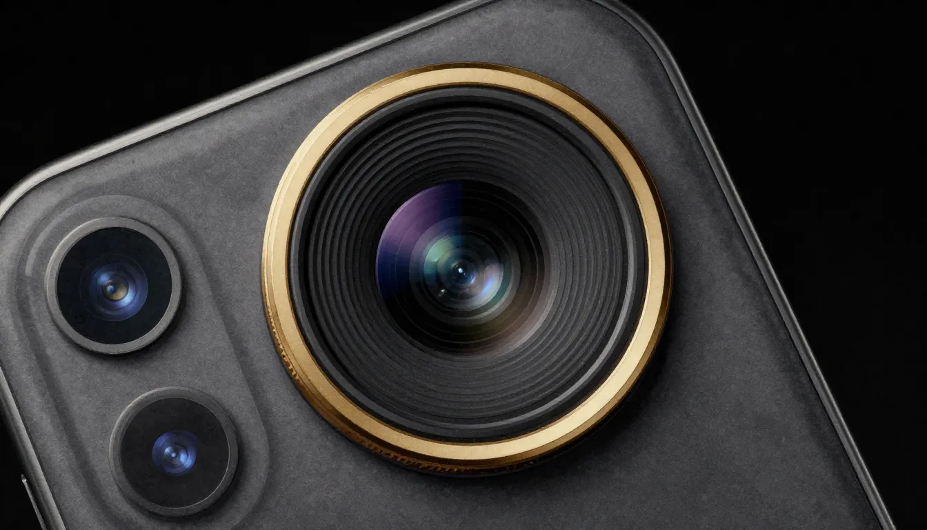 Watercolor style. Luxury tech aesthetic, close-up of a smart...