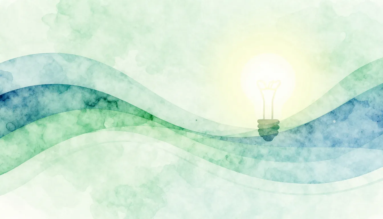 Watercolor style. Abstract representation of energy flowing,...