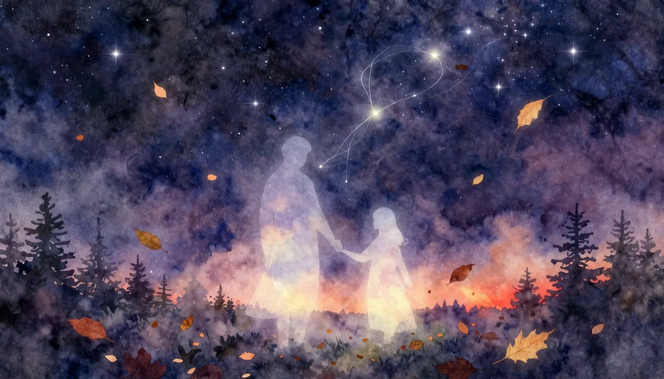 Vibrant watercolor style. An ethereal indie album cover, cos...