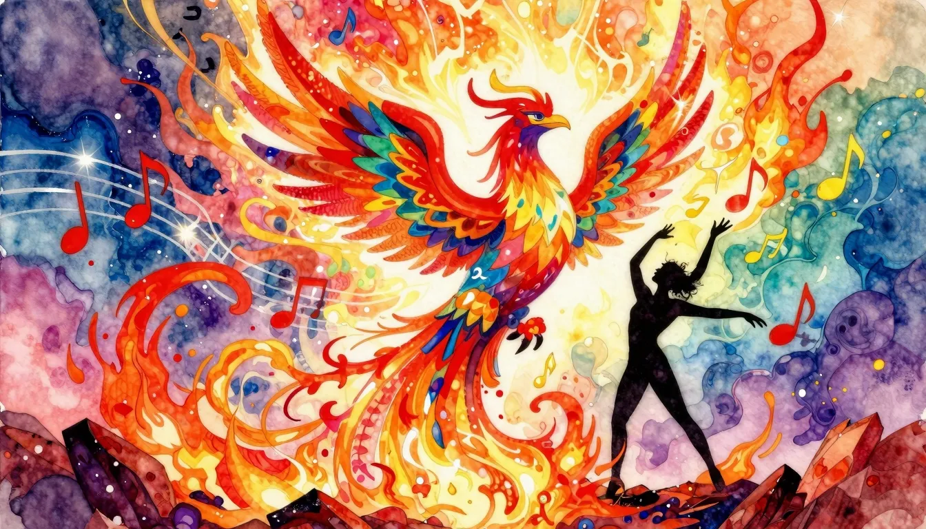 Vibrant watercolor style. Dynamic pop art cover, vibrant col...