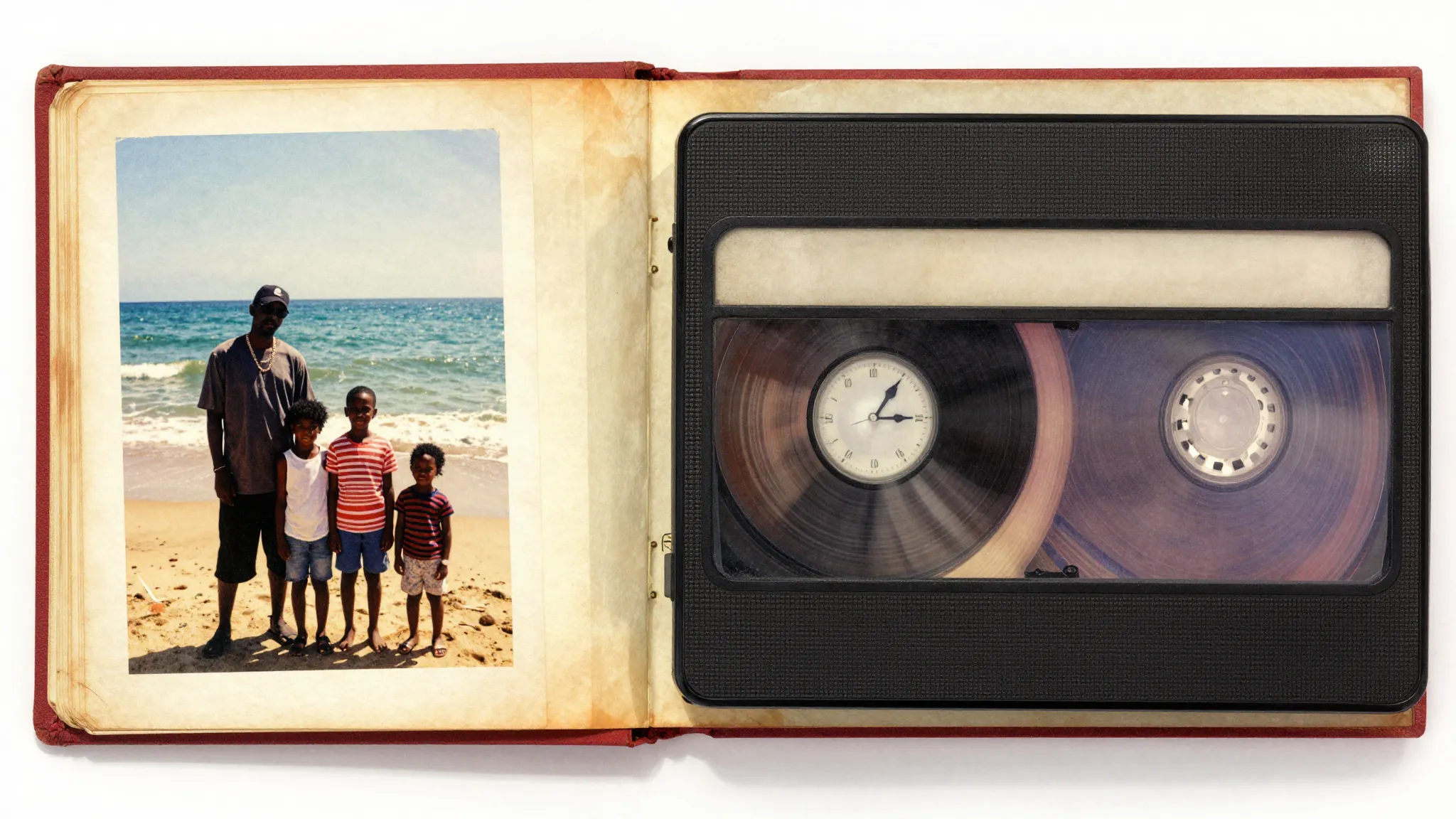 Vibrant watercolor style. Hip-hop album cover. Vintage photo...