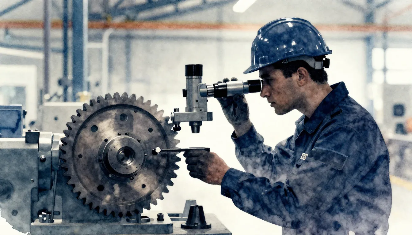 Watercolor style. Silhouette of a professional engineer in a...