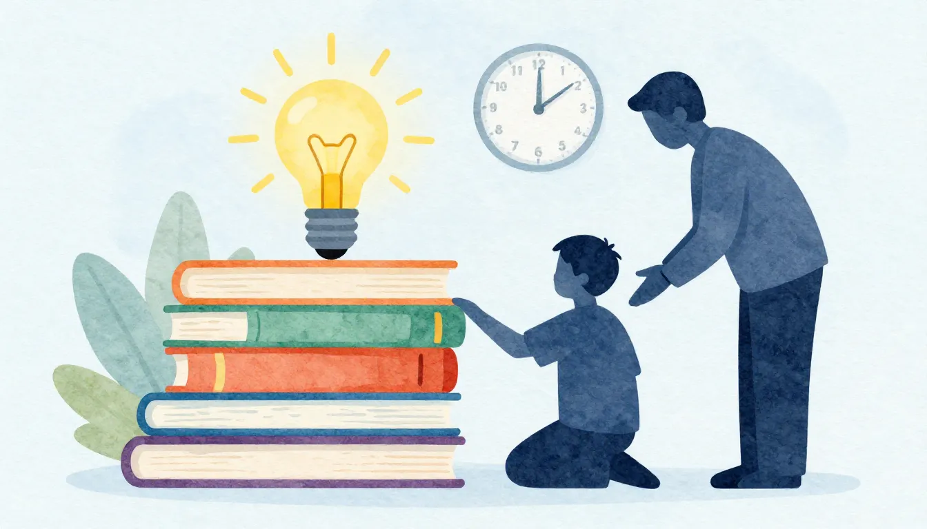 Watercolor style. A modern illustration of a stack of colorf...