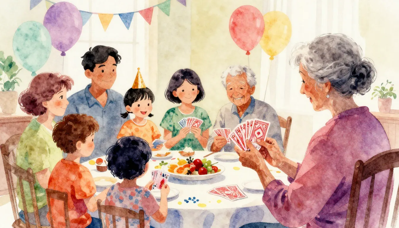 Vibrant watercolor style. Birthday celebration, 86 years old...