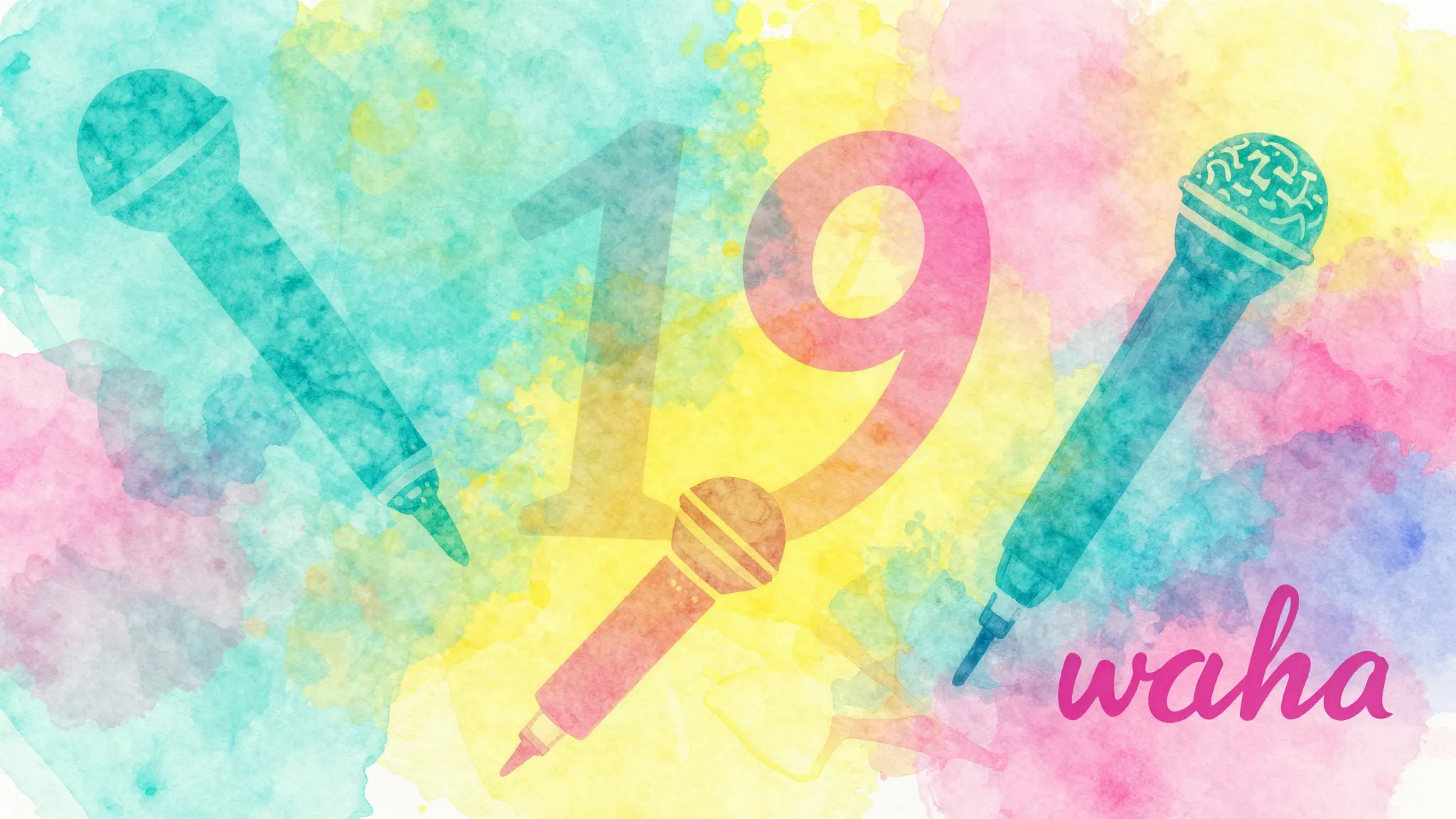 Vibrant watercolor style. A vibrant, modern album cover for ...