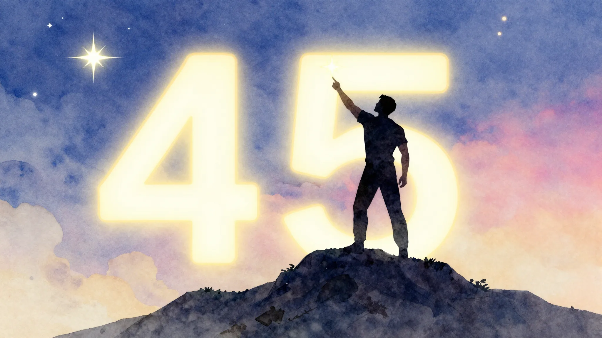 Watercolor style. A bright festive background with a large g...