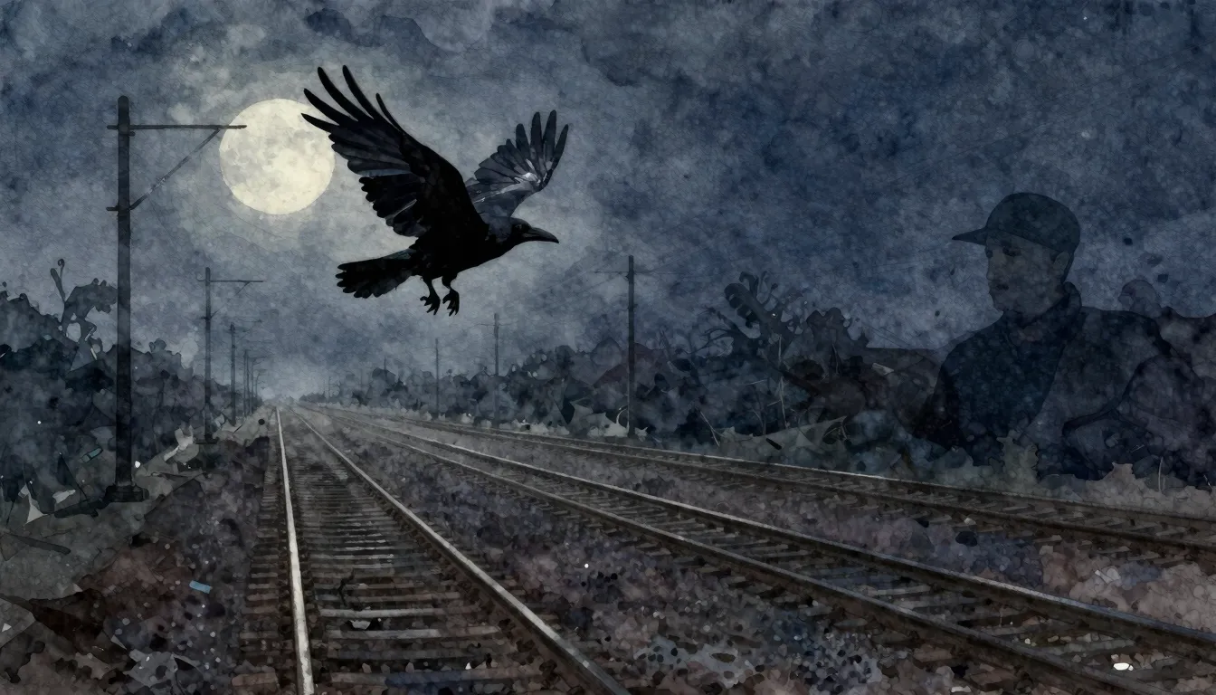 Vibrant watercolor style. Dark, melancholic album cover for ...