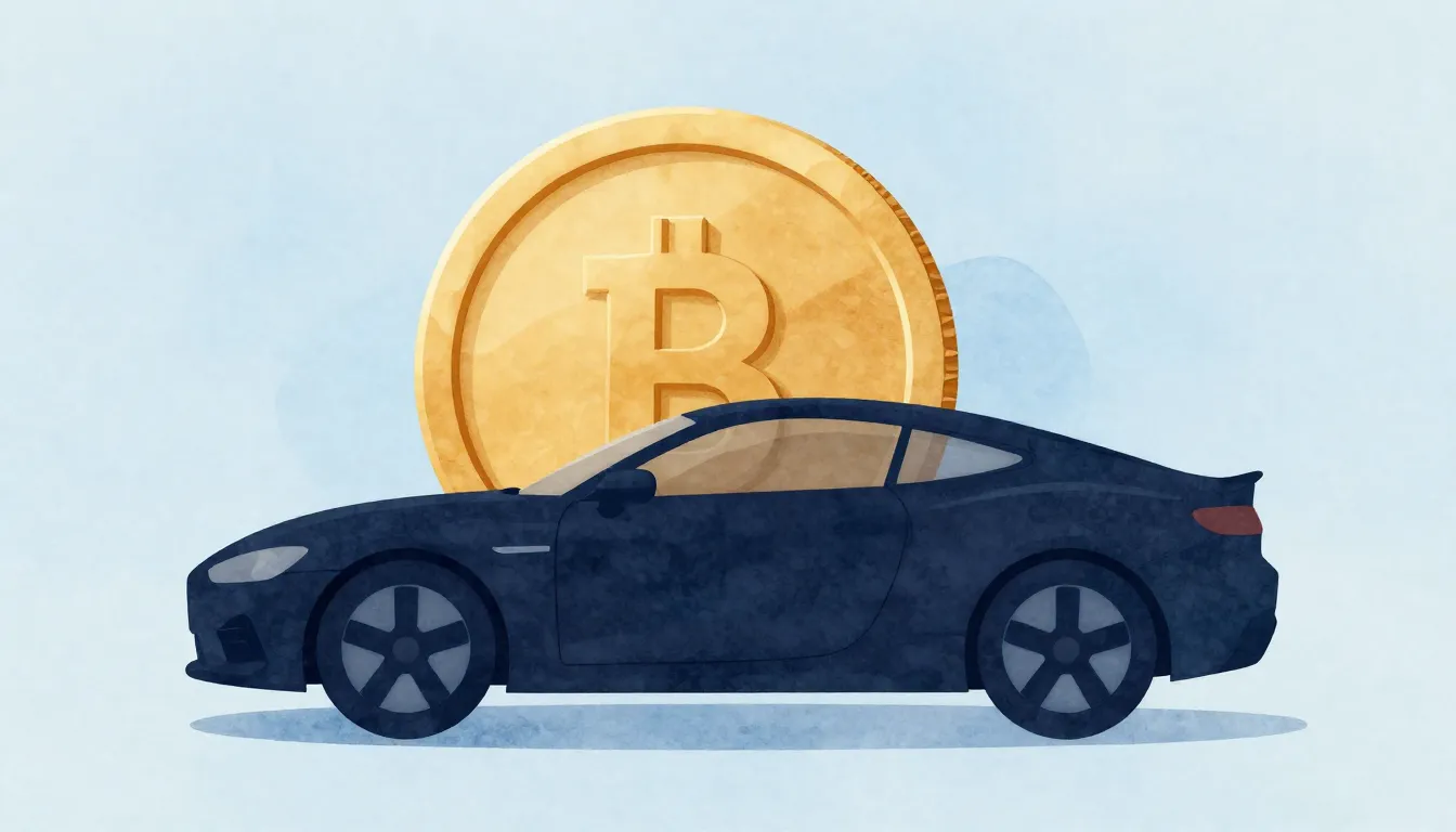 Watercolor style. Minimalist 3D illustration of a sleek car ...