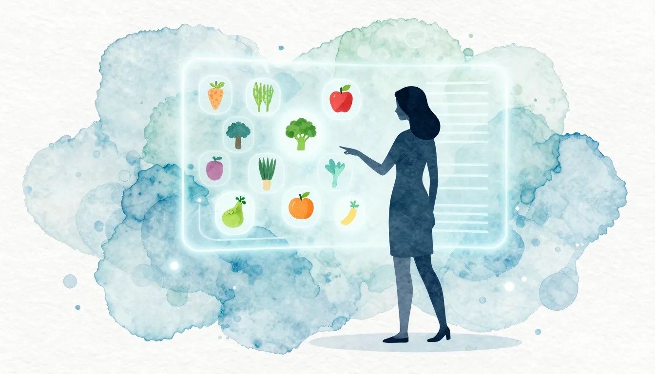Watercolor style. A minimalist silhouette of a woman standin...