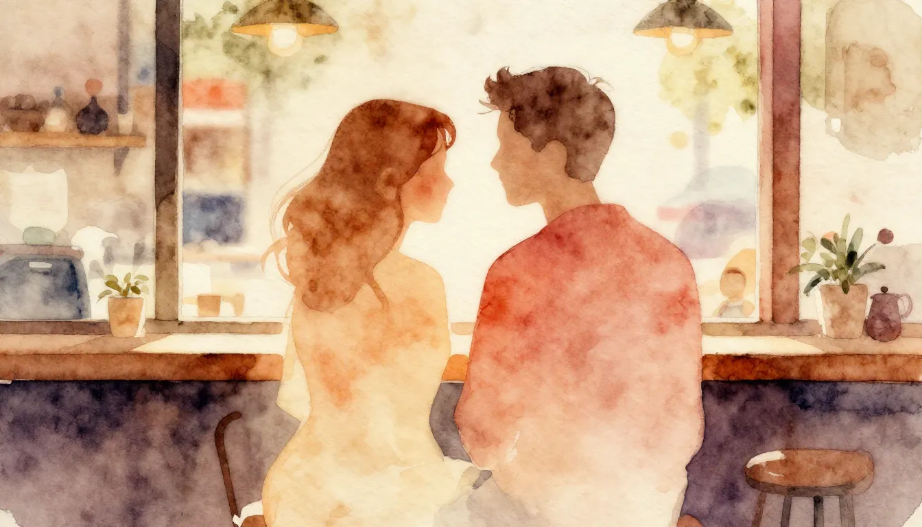 Vibrant watercolor style. Genre: Pop.

Prompt: A romantic, d...