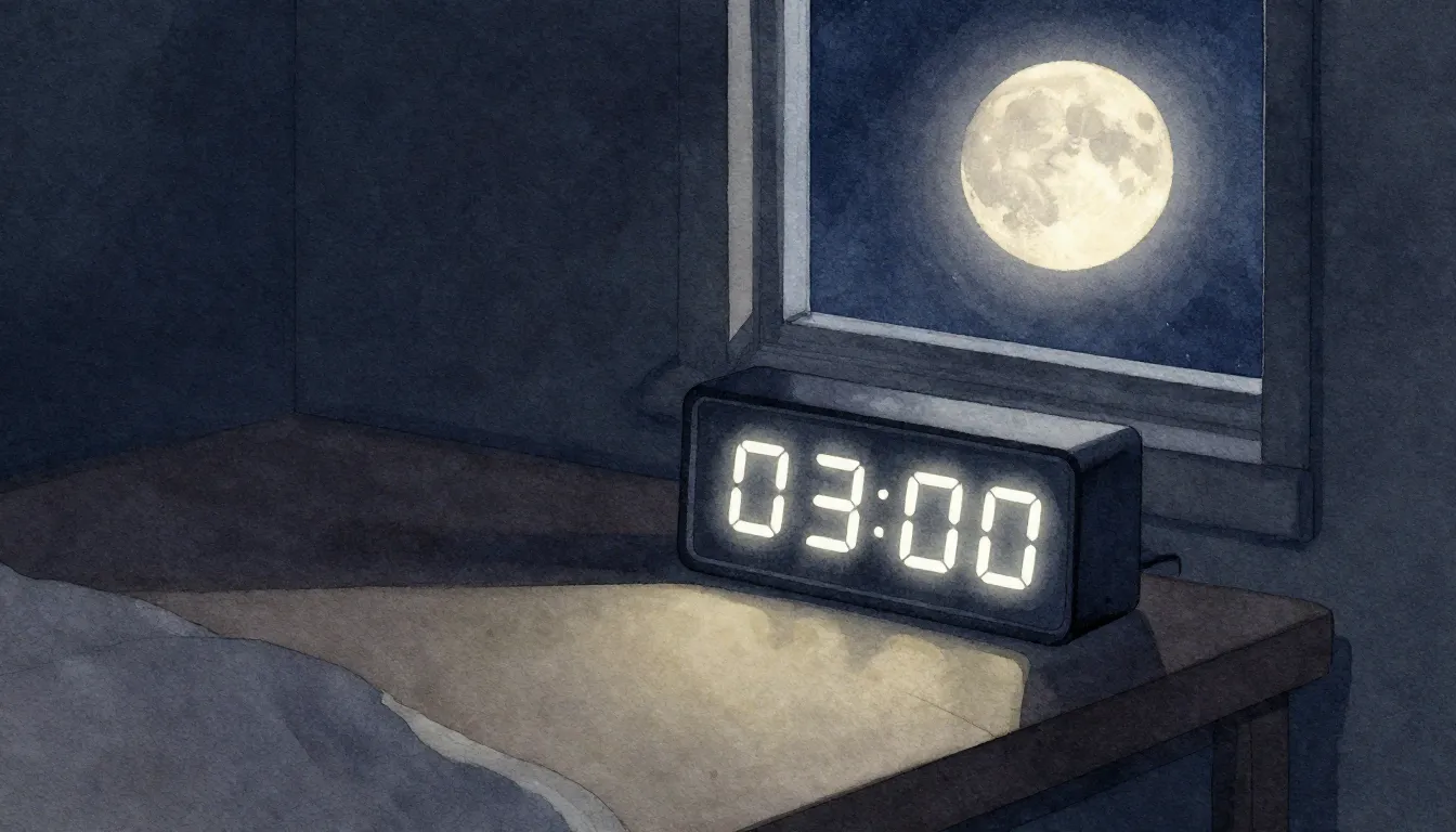 Watercolor style. A cozy dark room with a glowing digital cl...