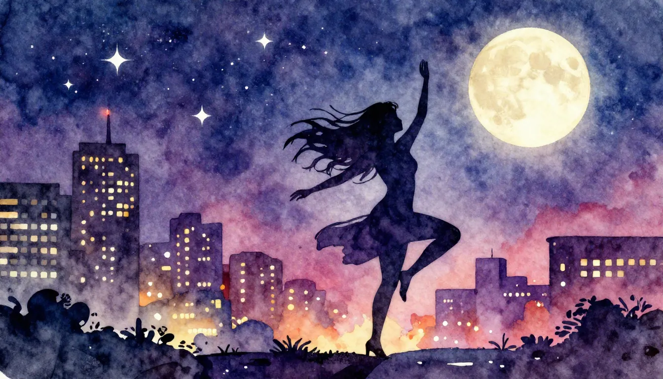 Vibrant watercolor style. Vibrant, energetic album cover. Ni...