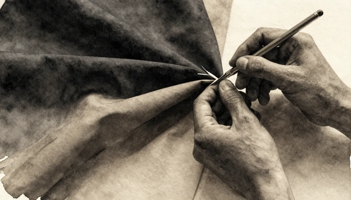 Watercolor style. Close-up of high-quality fabric textures i...