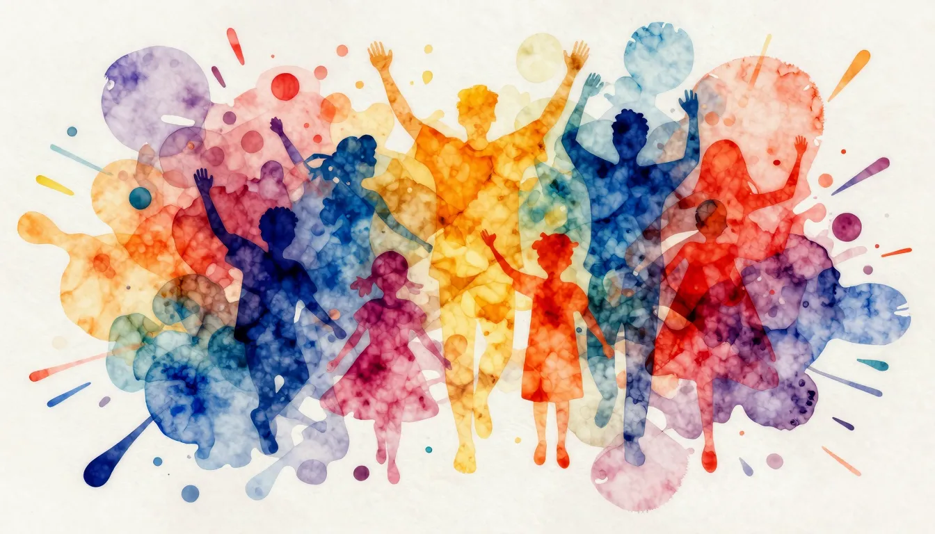 Vibrant watercolor style. Rock song cover art: abstract, vib...