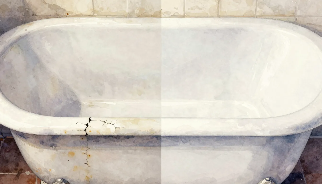 Watercolor style. A split image: on the left, a close-up of ...