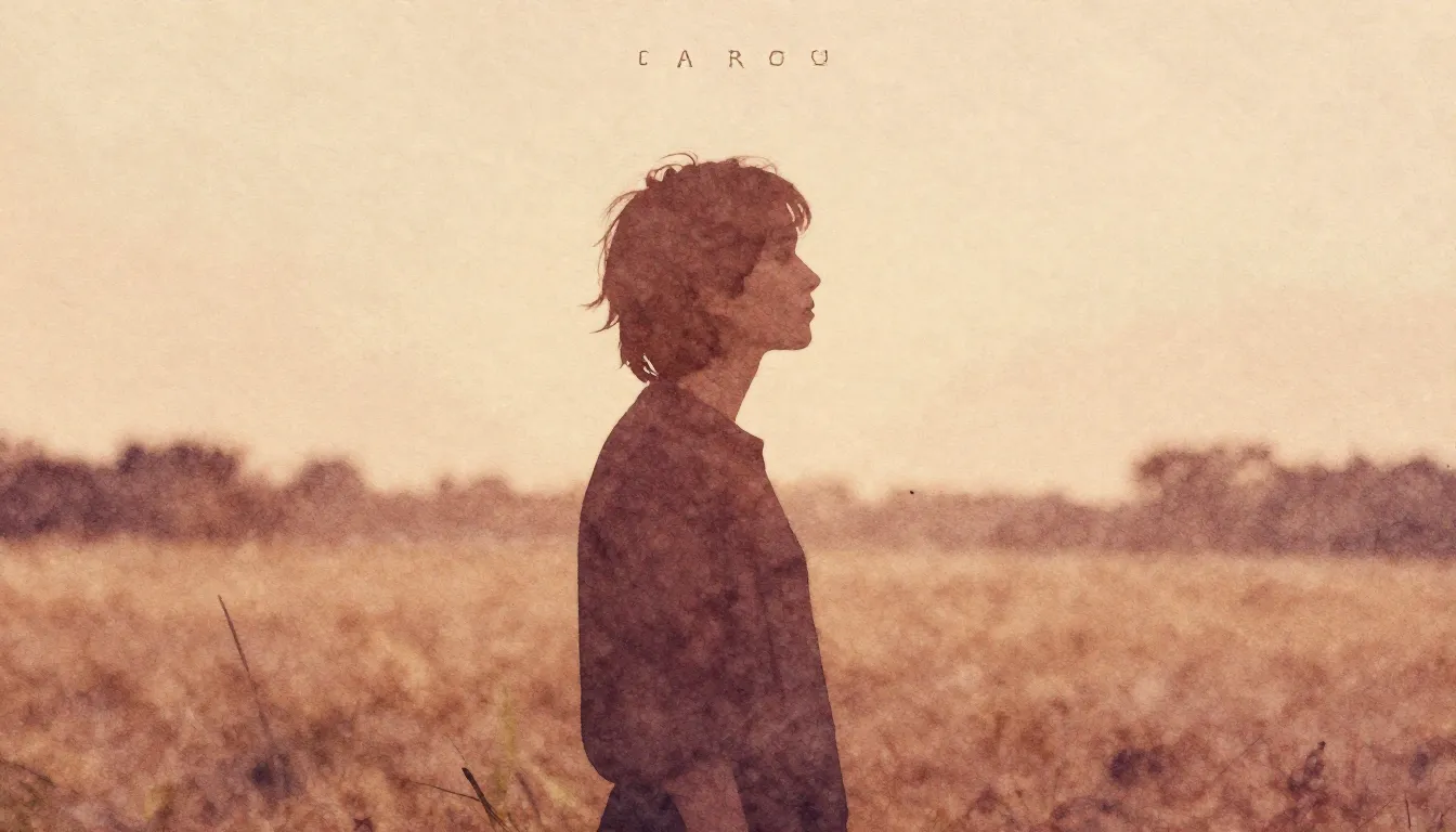 Vibrant watercolor style. A minimalist album cover for a cha...