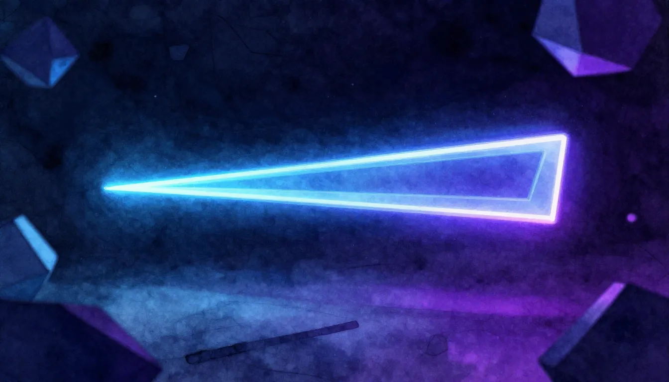 Watercolor style. Abstract 3D neon glowing horizontal line f...