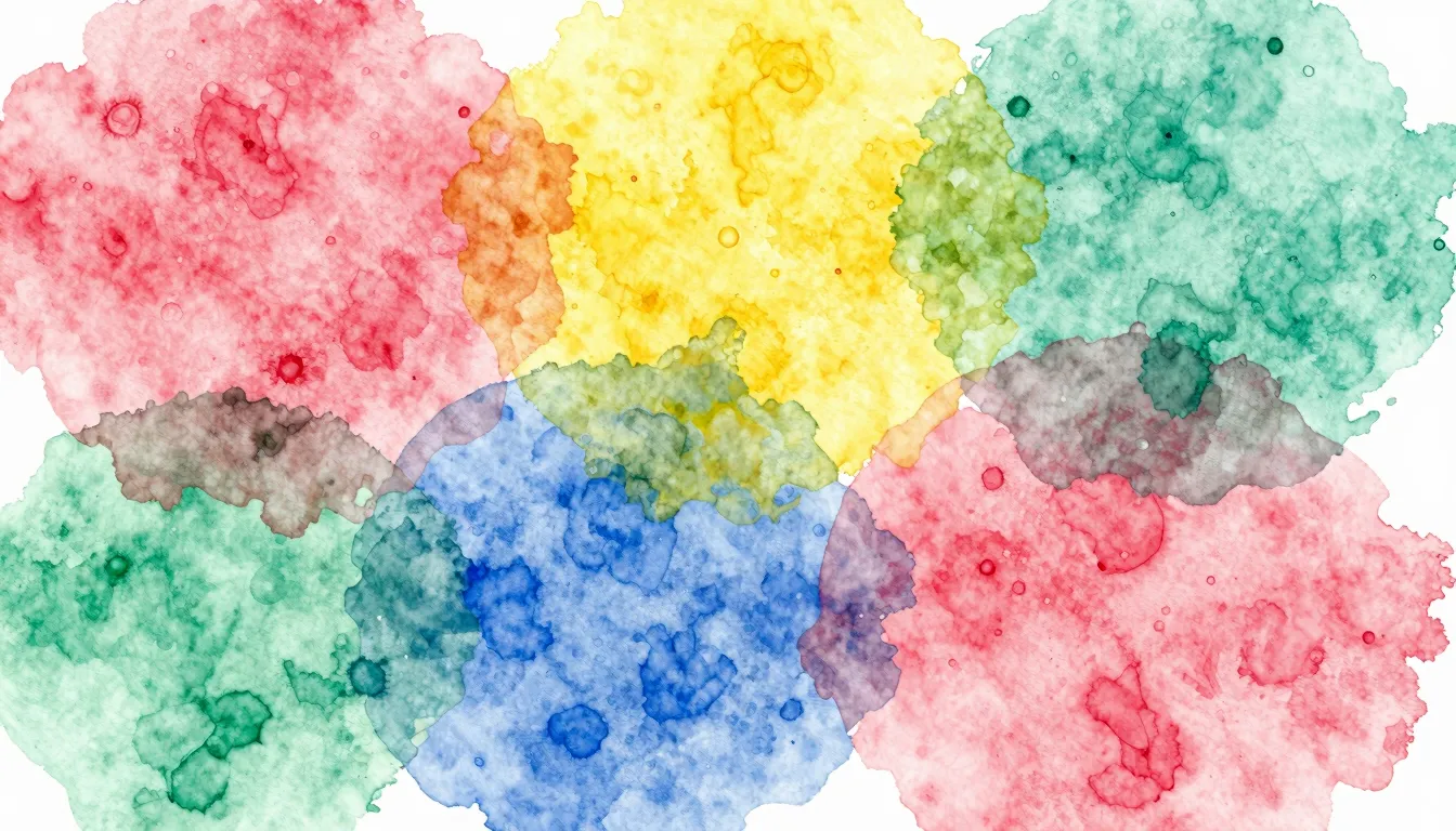 Vibrant watercolor style. . Without text and numbers.