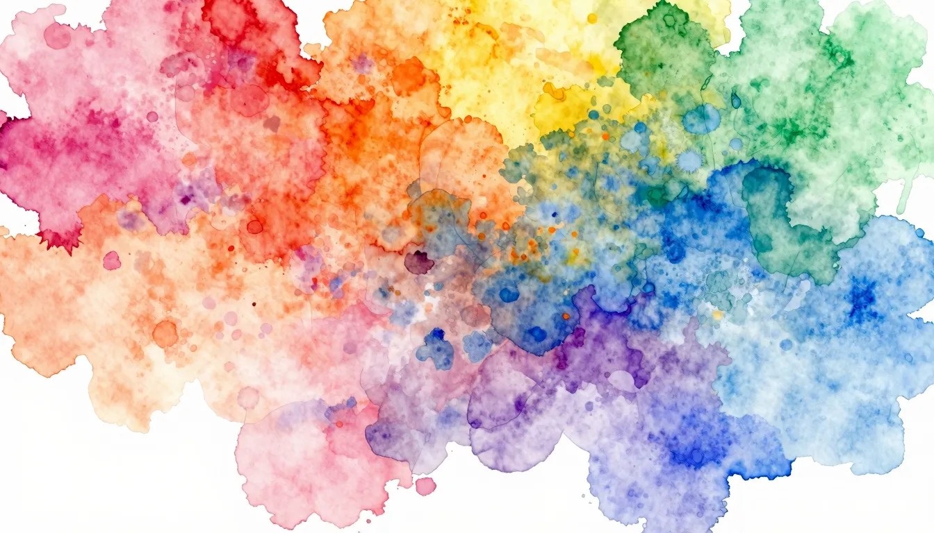 Vibrant watercolor style. . Without text and numbers.