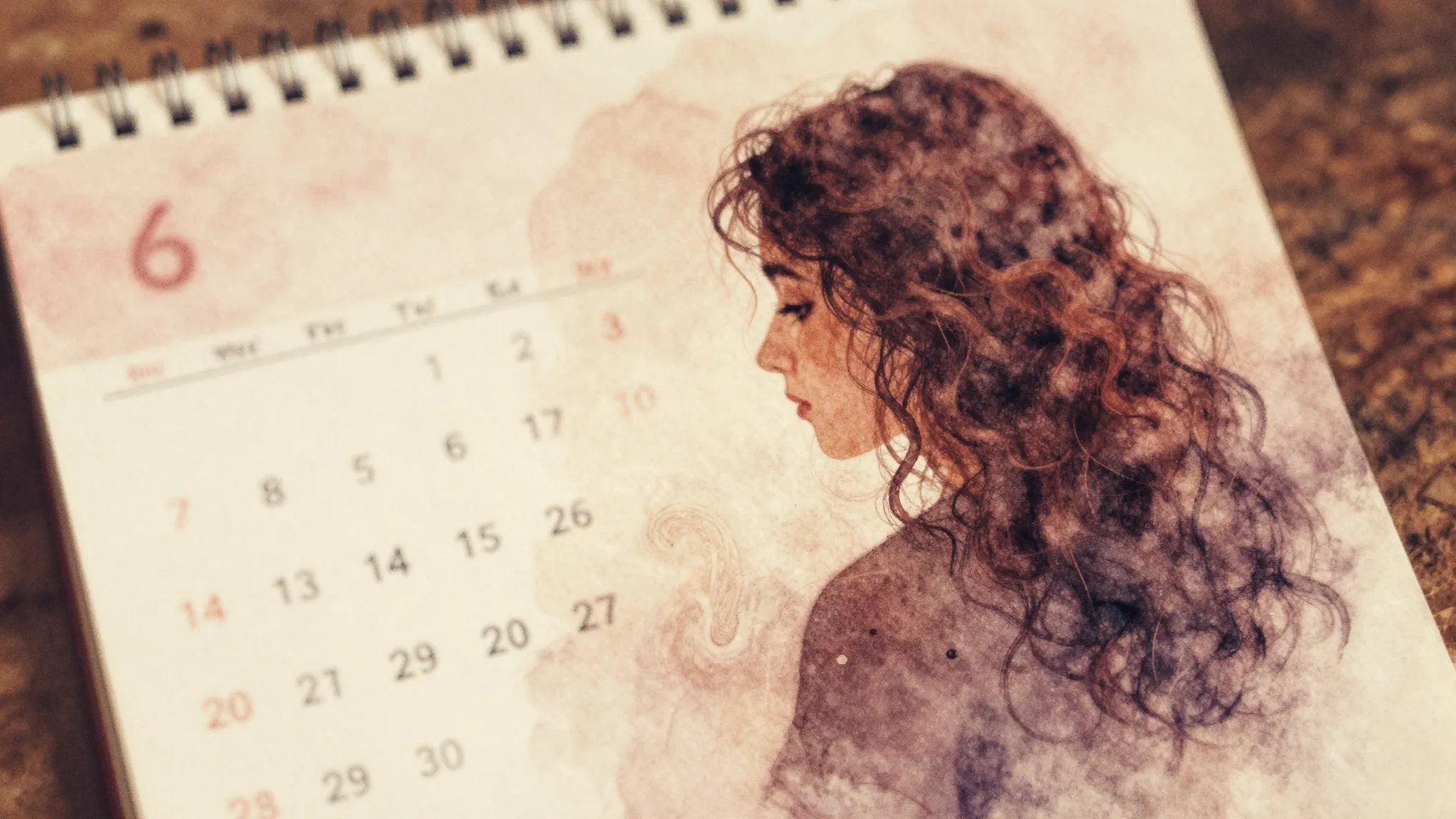 Vibrant watercolor style. Melancholic, nostalgic, dreamy, so...