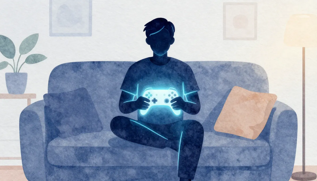 Watercolor style. Minimalist silhouette of a person sitting ...