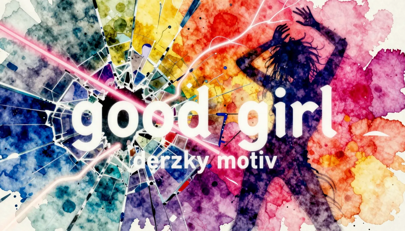 Vibrant watercolor style. A vibrant, rebellious, and slightl...