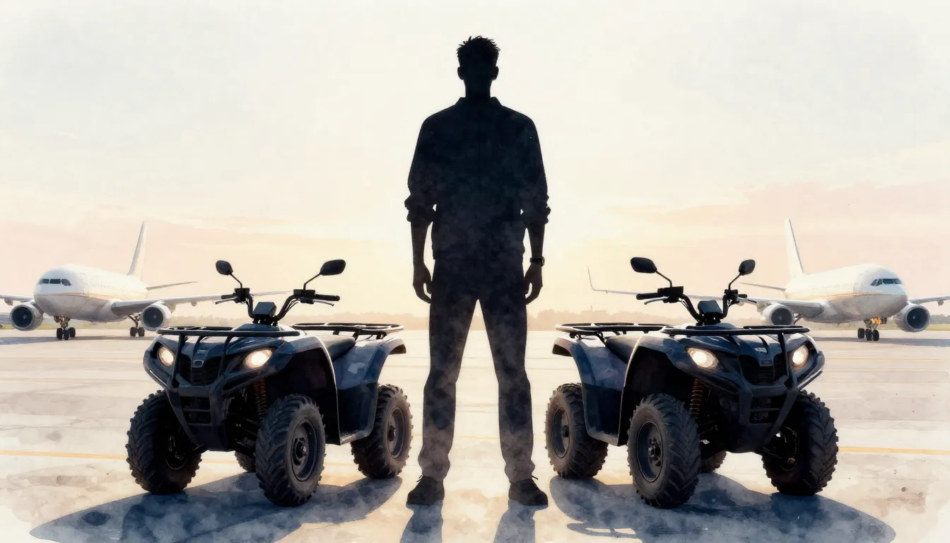 Watercolor style. Silhouette of a very tall man standing at ...