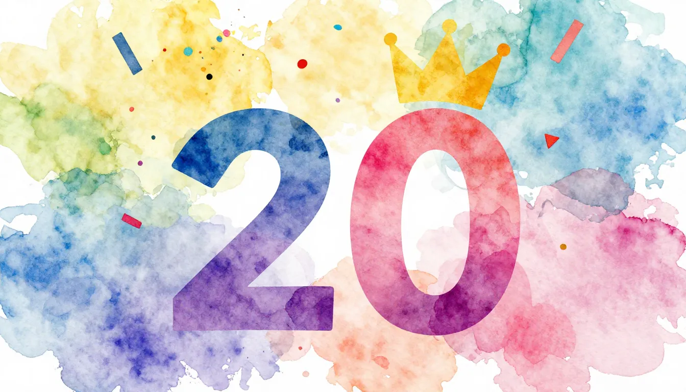 Vibrant watercolor style. Birthday celebration, festive, joy...