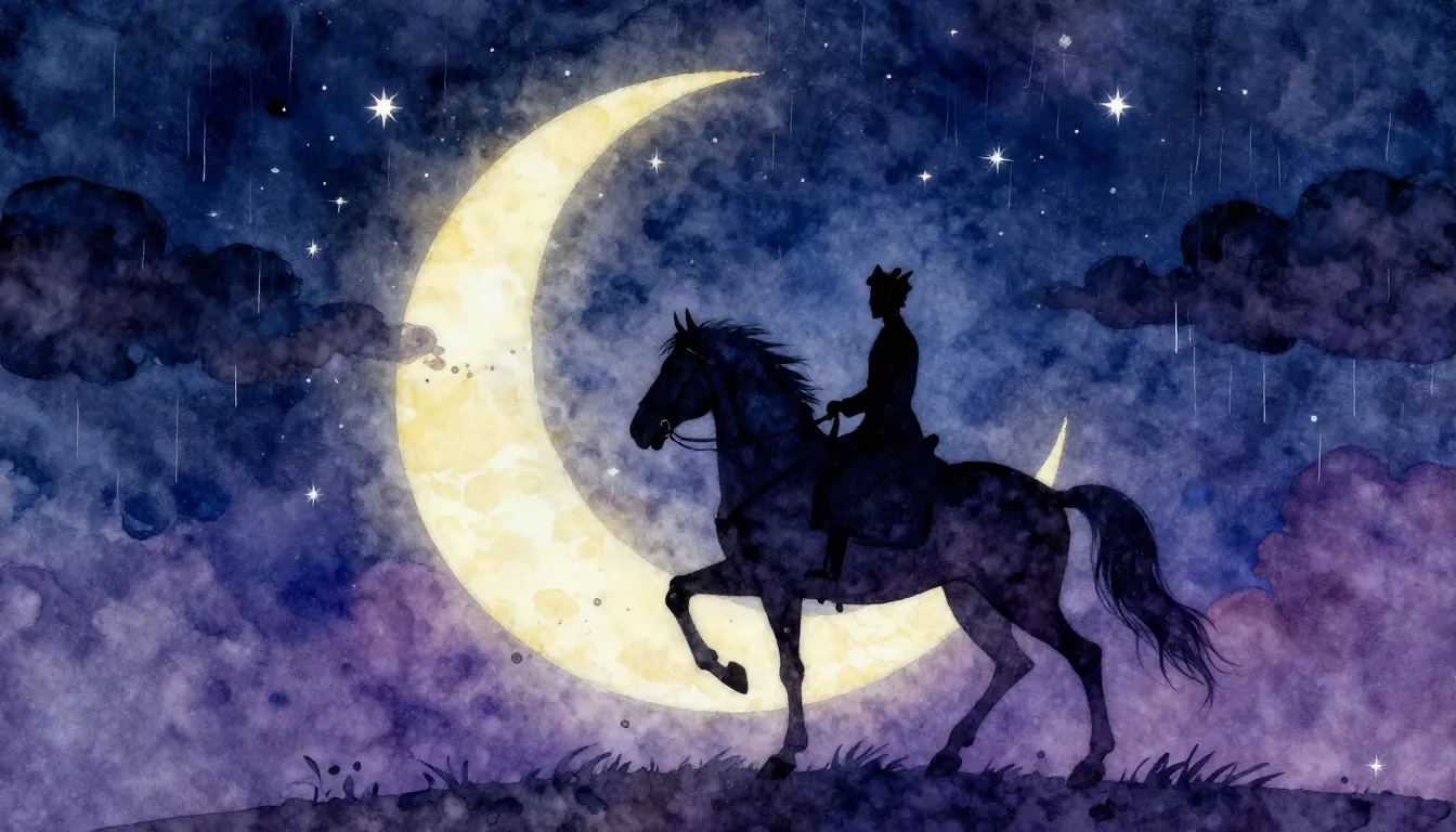 Vibrant watercolor style. A romantic, mysterious album cover...