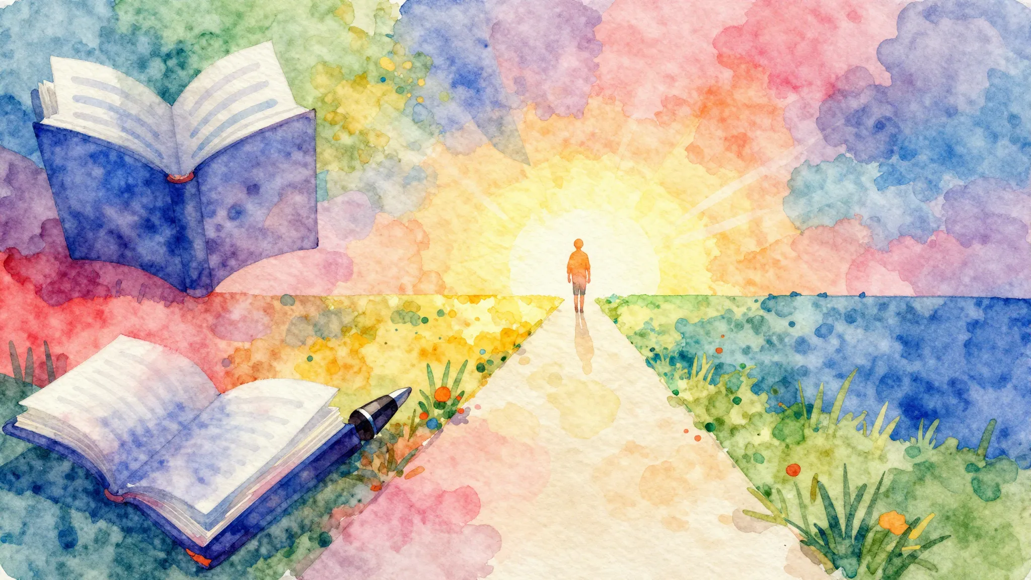 Vibrant watercolor style. A vibrant, celebratory album cover...