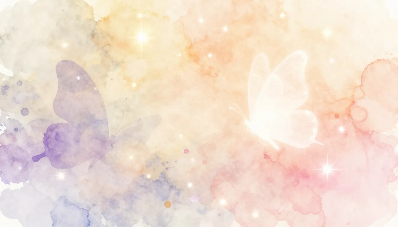 Watercolor style. A soft abstract background with glowing sp...