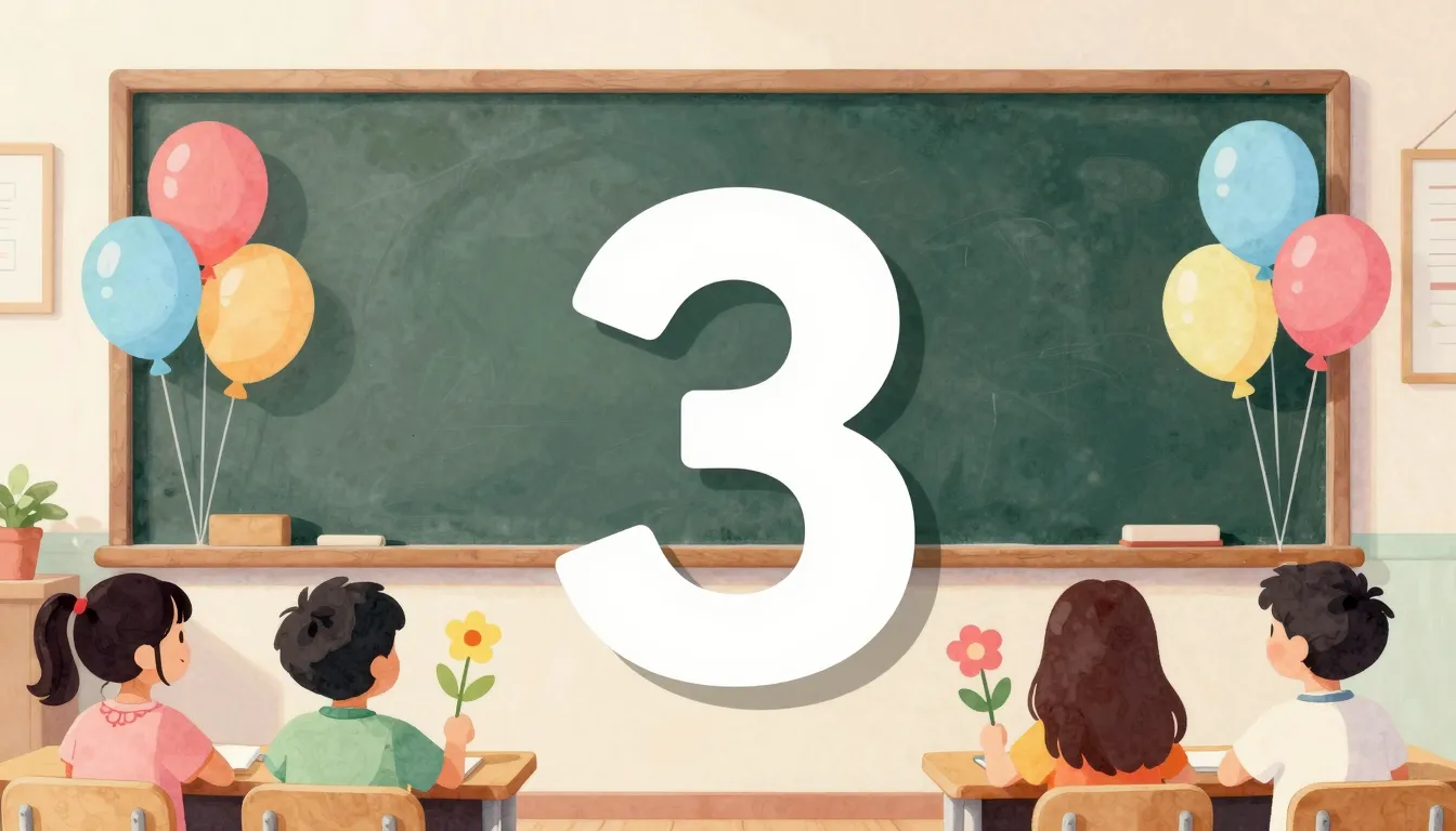 Watercolor style. A bright classroom with a blackboard, colo...