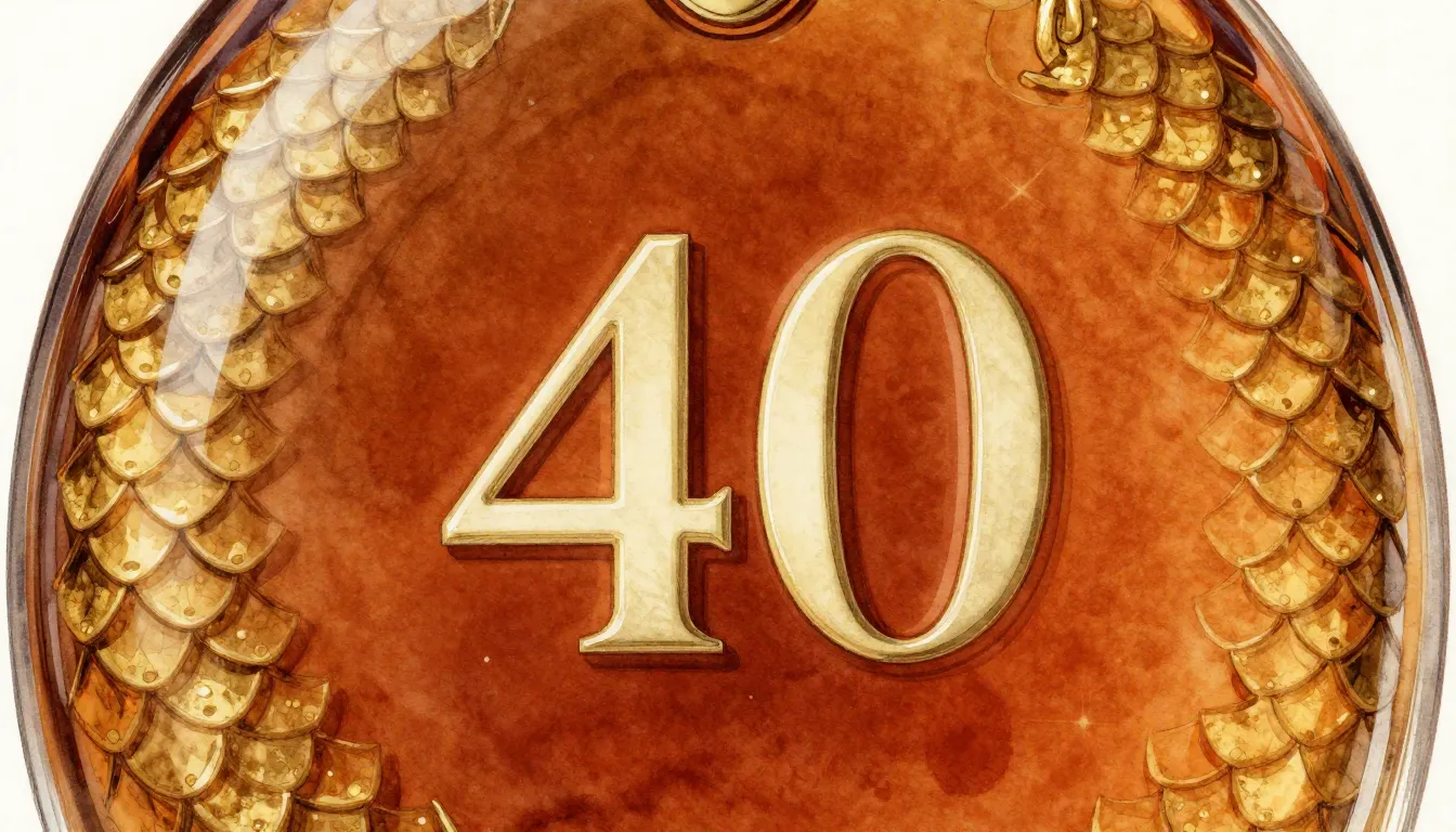 Watercolor style. Close-up of golden dragon scales pattern o...