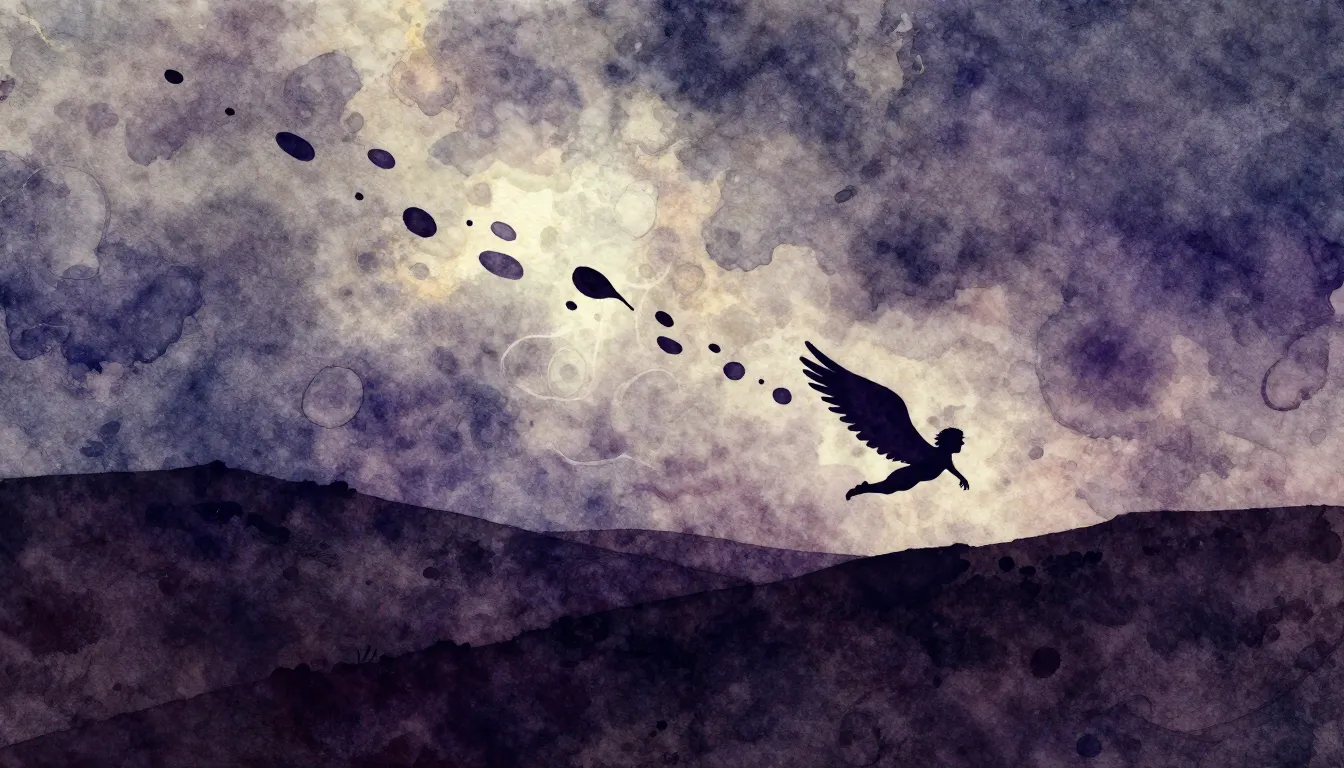 Vibrant watercolor style. Album cover for an alternative son...