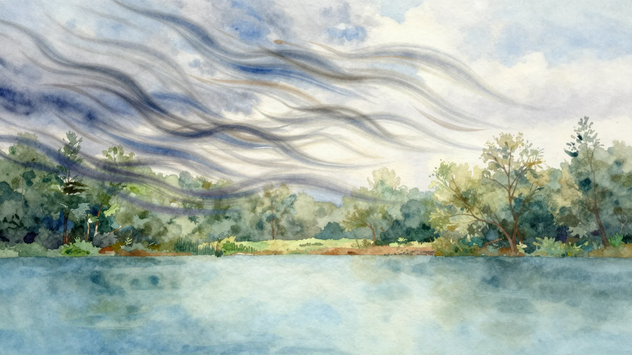 Vibrant watercolor style. Folk song album cover. A dynamic c...