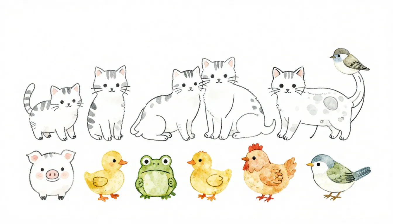 Watercolor style. One long messy line on white background cr...