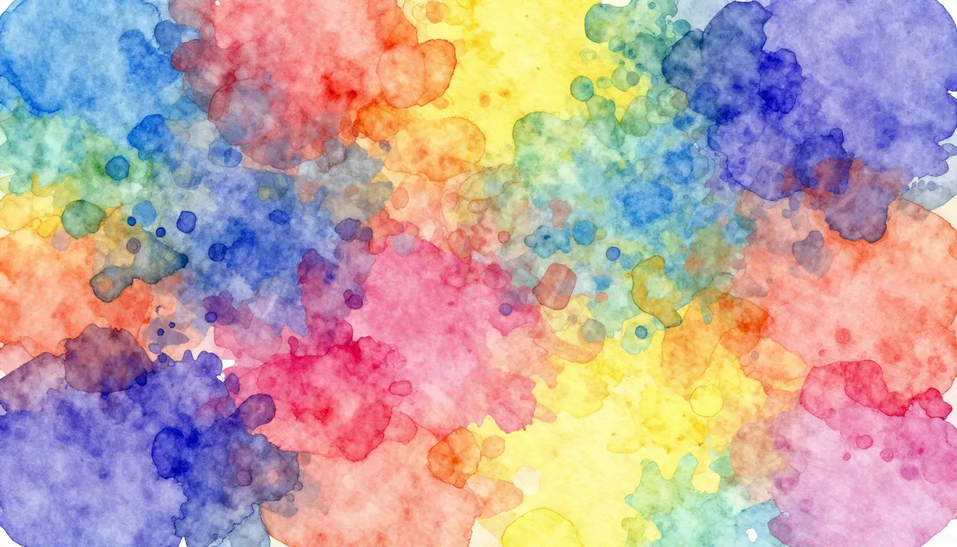 Vibrant watercolor style. . Without text and numbers.