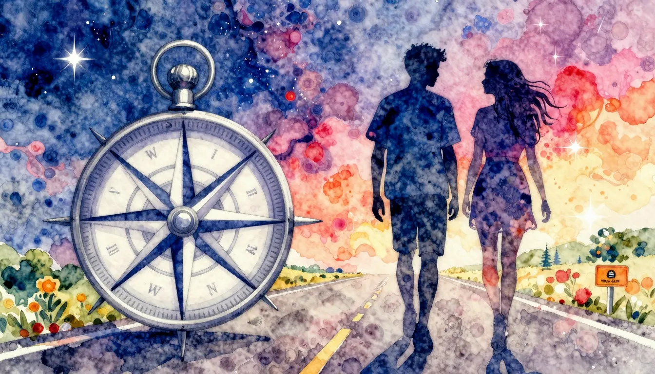 Vibrant watercolor style. Album cover for a dance-pop song a...