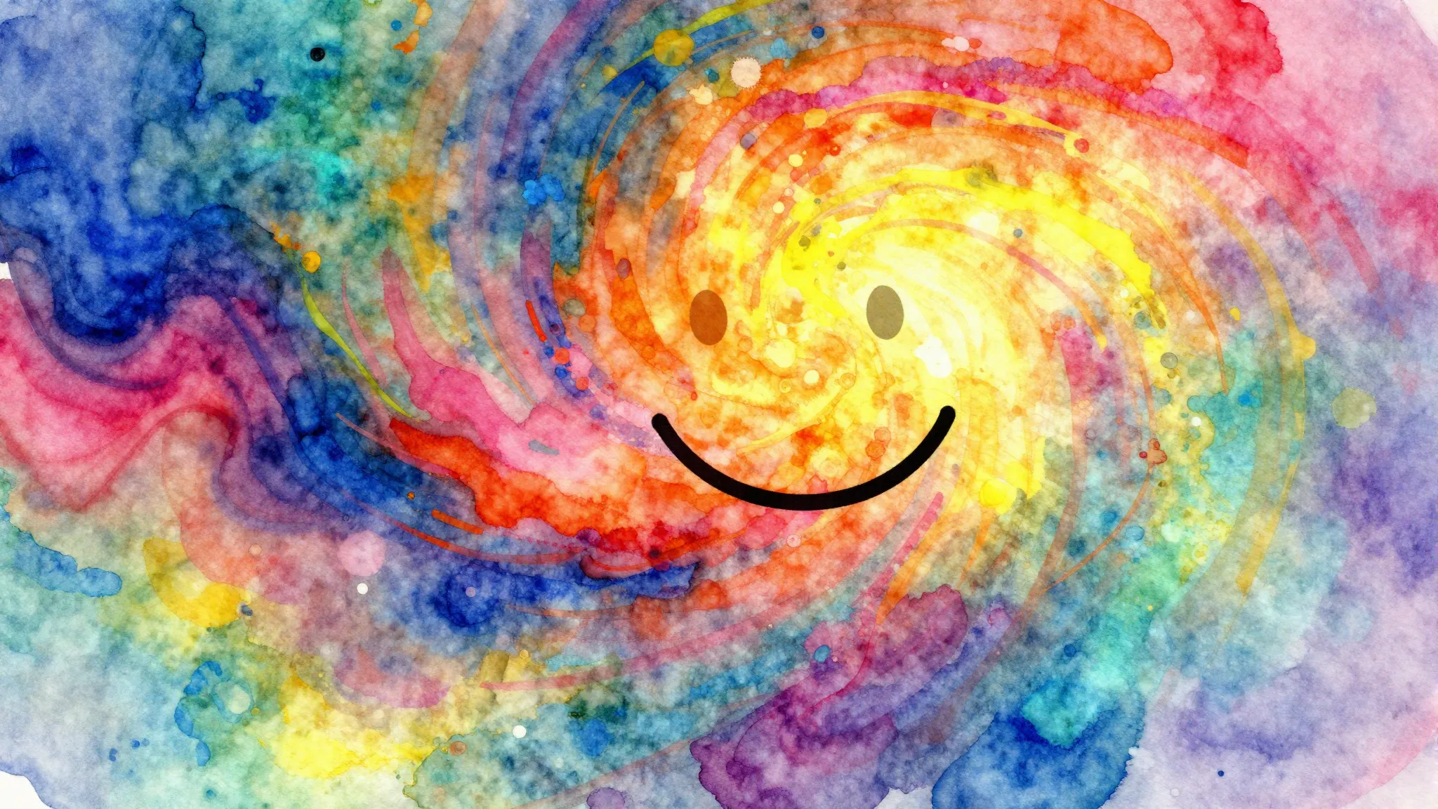 Vibrant watercolor style. Trance music album cover. Abstract...