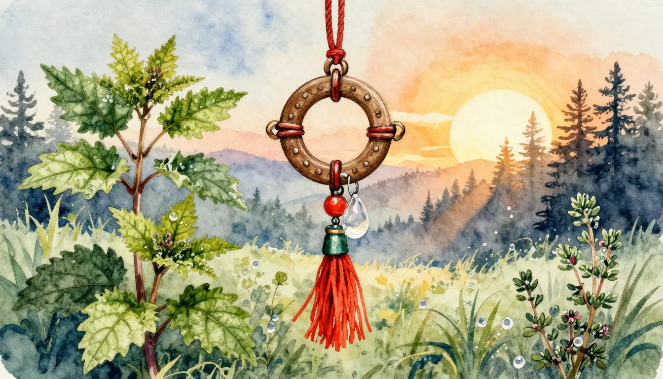 Vibrant watercolor style. Folk song cover: Slavic amulet, pr...