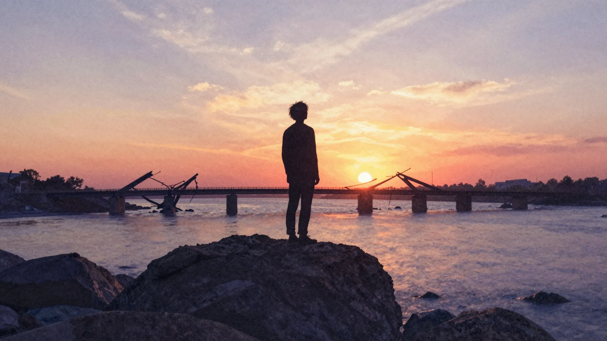 Vibrant watercolor style. Rock album cover. Dark, emotional,...